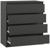 Комод с 4-мя ящиками Мадера, 800х420х1000, Графит