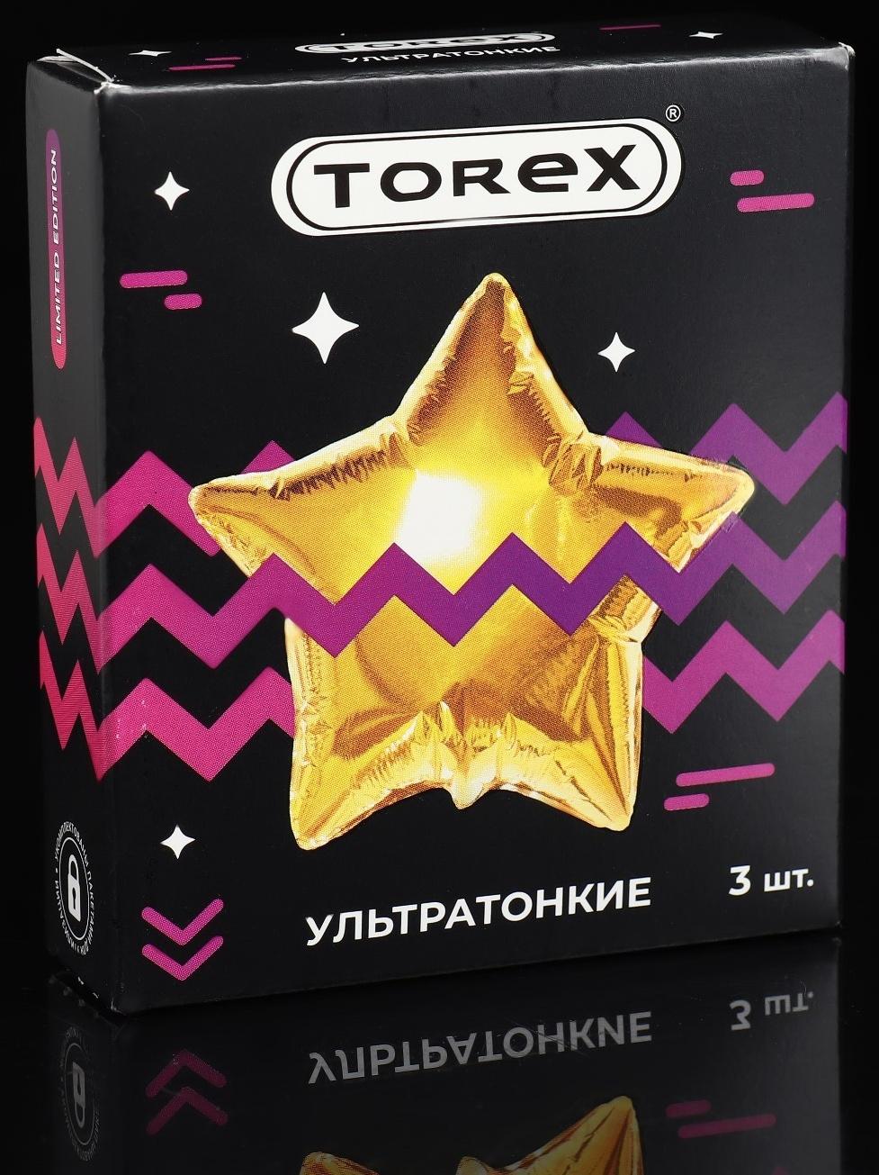 Презервативы Torex Party, ультратонкие, 3 шт