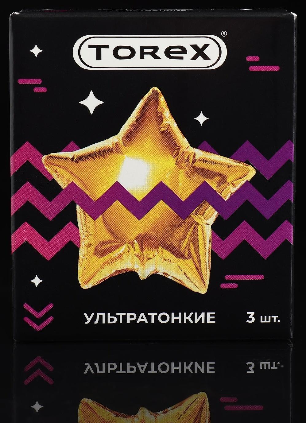 Презервативы Torex Party, ультратонкие, 3 шт