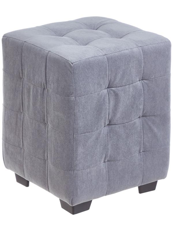 Пуф Кусен, 300х300х400, Велюр серый