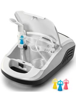 Ингалятор Little Doctor LD-210С, 60 Вт, компрессорный, 3 распылителя, 10 мл, 0.3-0.5 мл/мин