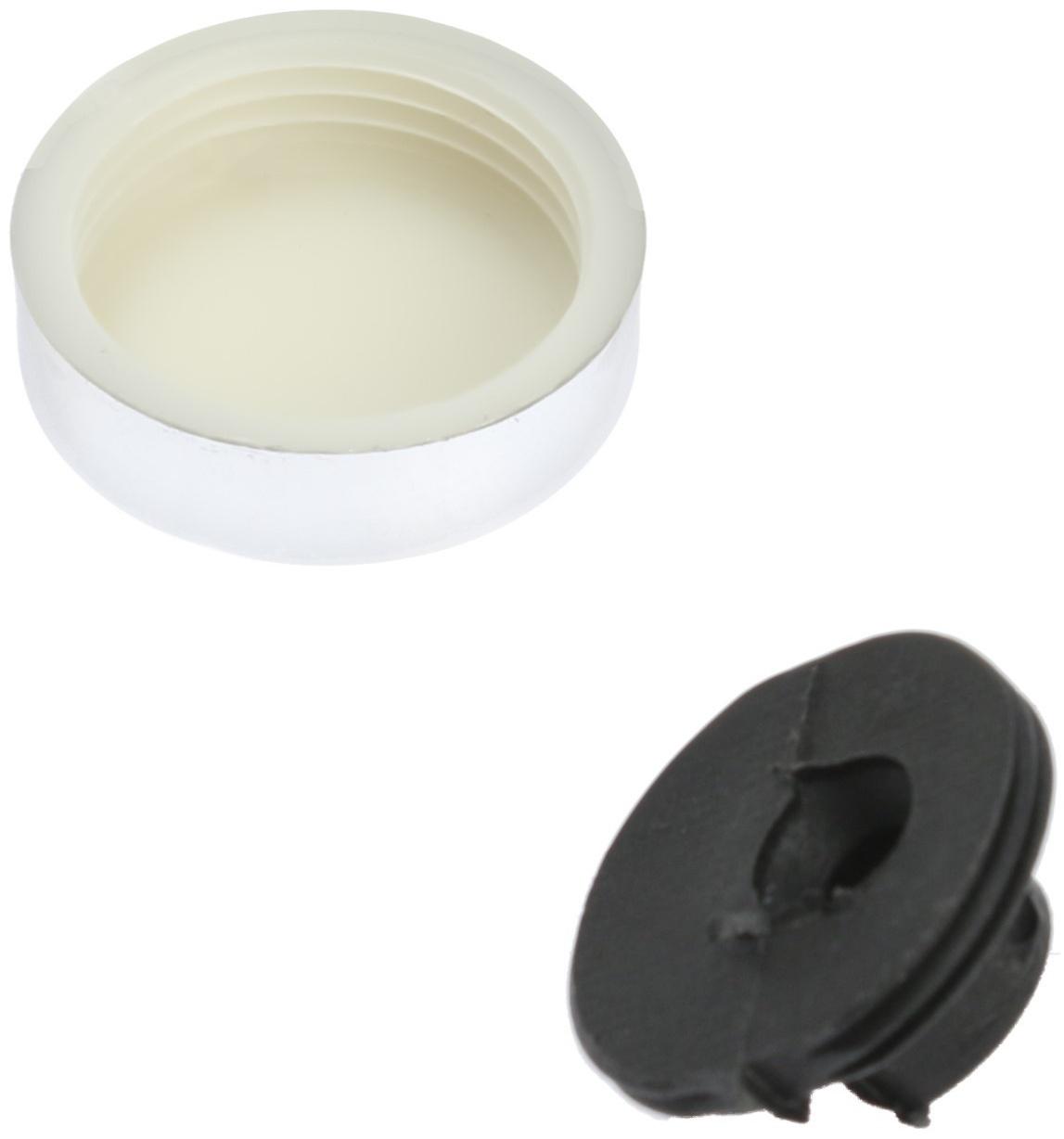 Зеркалодержатель ТУНДРА LIGHT, d=25 мм, без сверления, цвет хром, пластик, 4 шт.