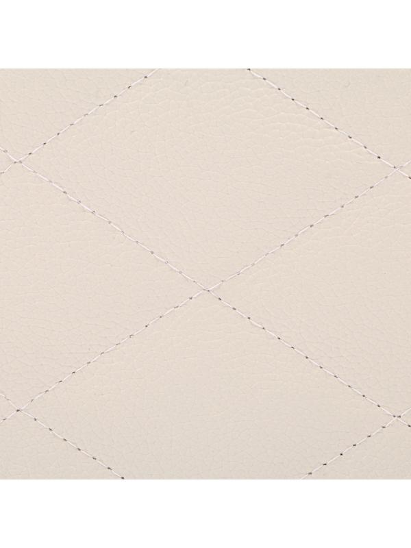 Органайзер саквояж в багажник автомобиля Cartage, экокожа стеганая, 33 см, бежевый