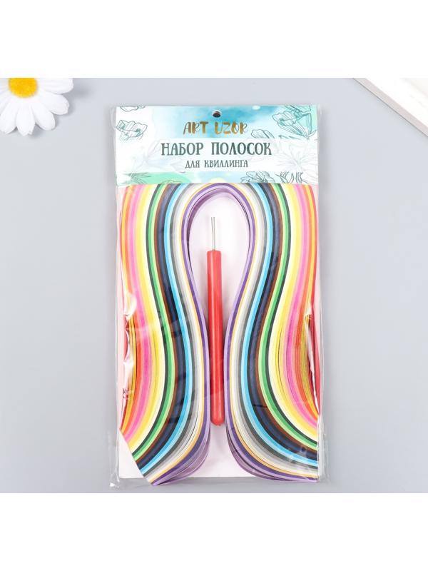Набор для квиллинга 260 полосок ширина 1 см длина 38 см, инструмент 
