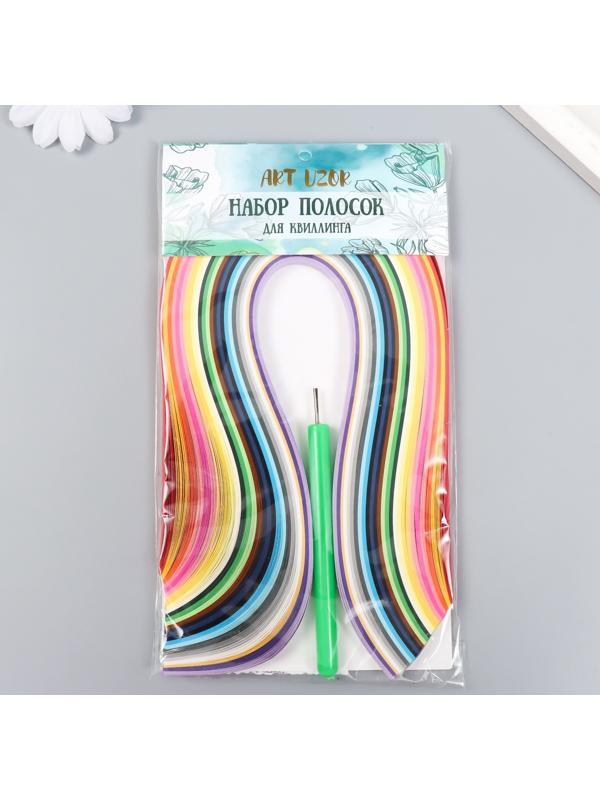 Набор для квиллинга 260 полосок ширина 0,7 см длина 38 см, инструмент 
