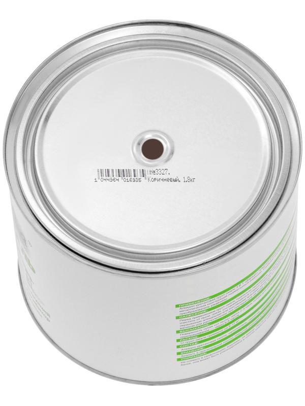 Грунт-эмаль 3 в 1 быстросохнущий (Дарада) (ГОСТ) коричневый 1,8 кг