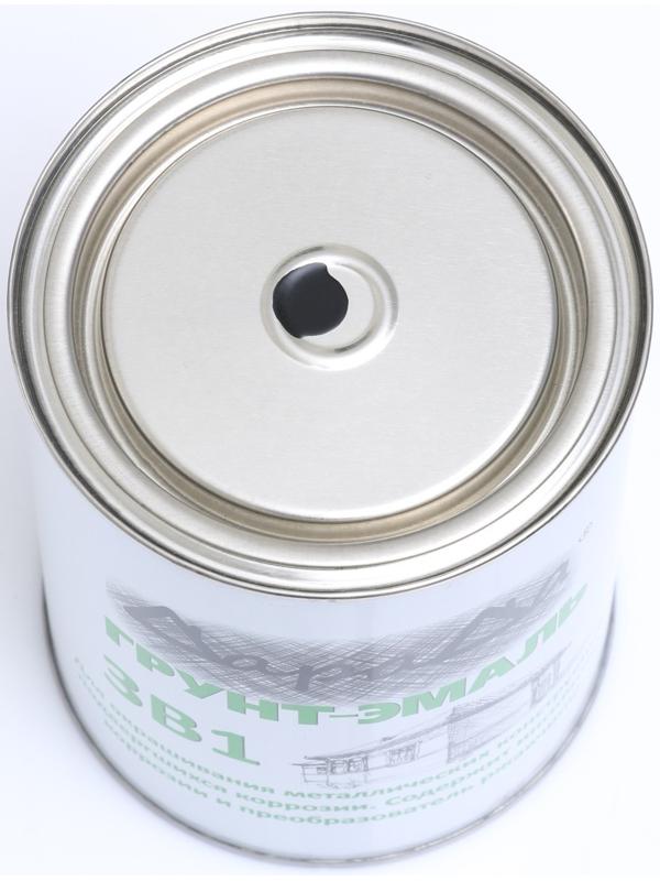 Грунт-эмаль 3 в 1 быстросохнущий (Дарада) черный 0,8 кг