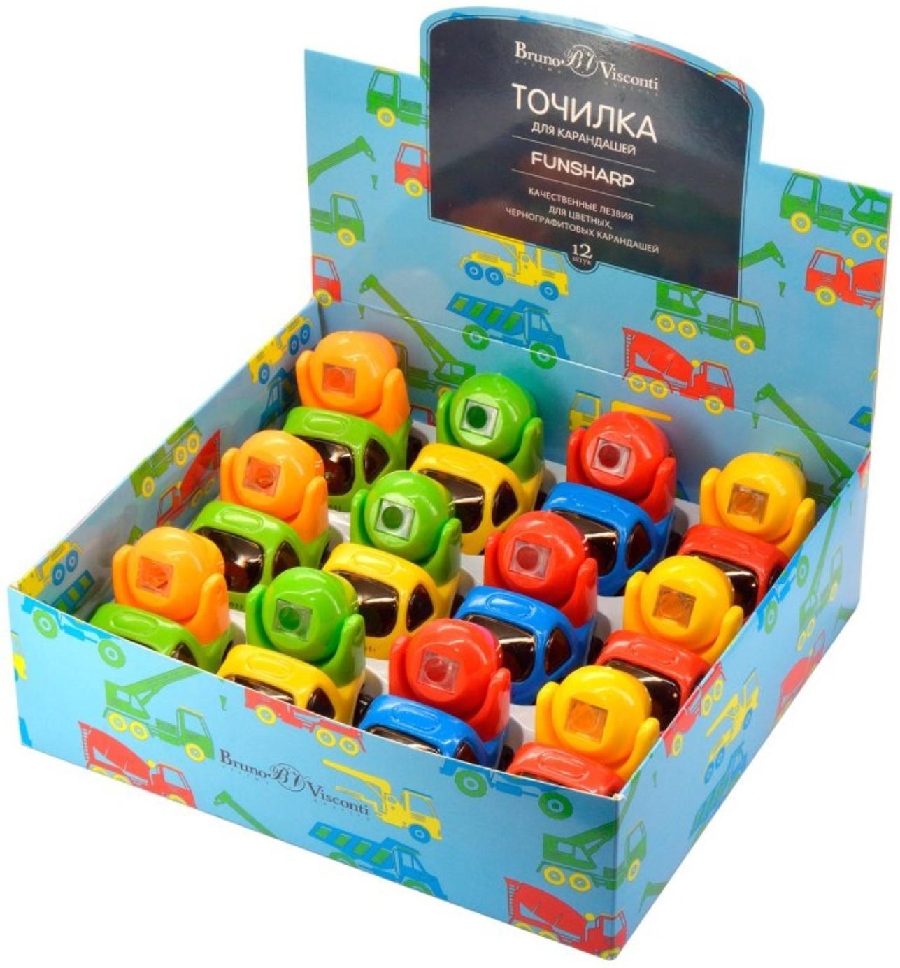 Точилка 1 отверстие с контейнером Funshart 