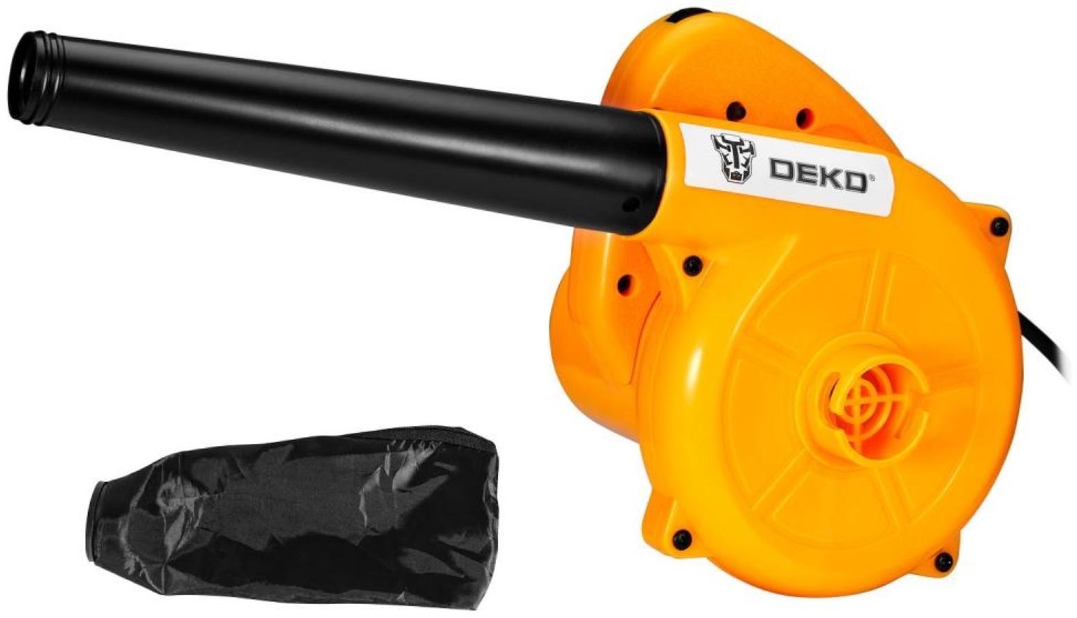 Воздуходувка садовая DEKO DKBL1100, электрическая, 1.1 кВт, 220 В, 13000 об/мин