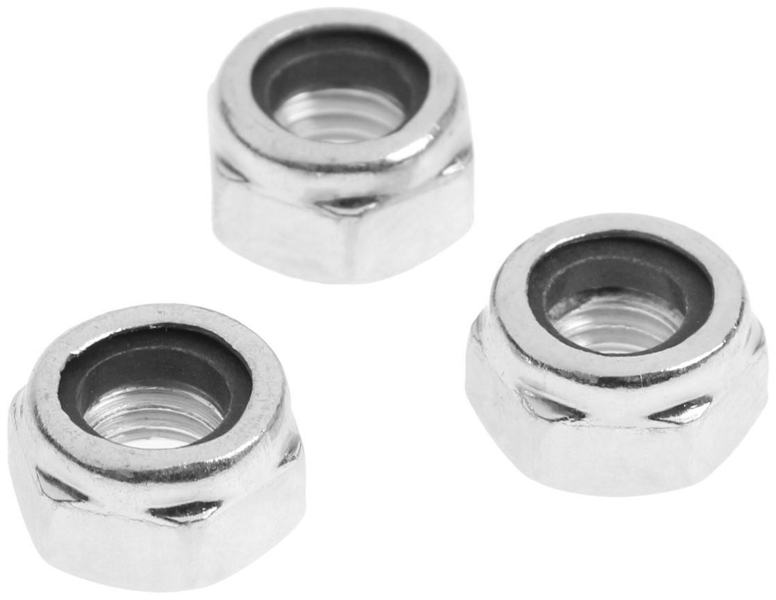 Гайка ТУНДРА, со стопорным кольцом, DIN985, оцинкованная, М8, 5 кг