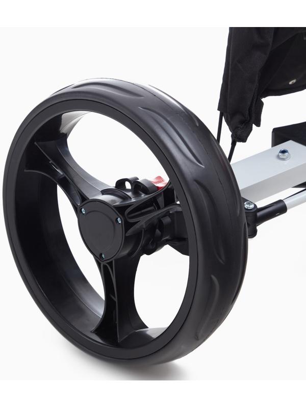 Тележка для перевозки сумок для гольфа PGM, складная, алюминий, белая