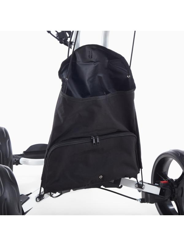 Тележка для перевозки сумок для гольфа PGM, складная, алюминий, белая