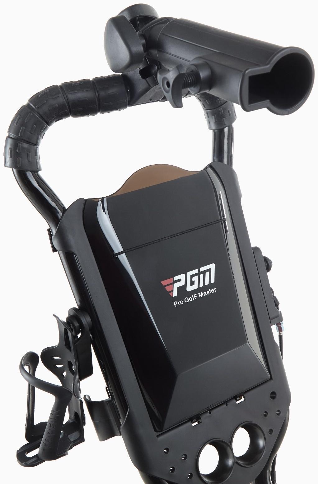 Тележка для перевозки сумок для гольфа PGM, складная, алюминий, черная