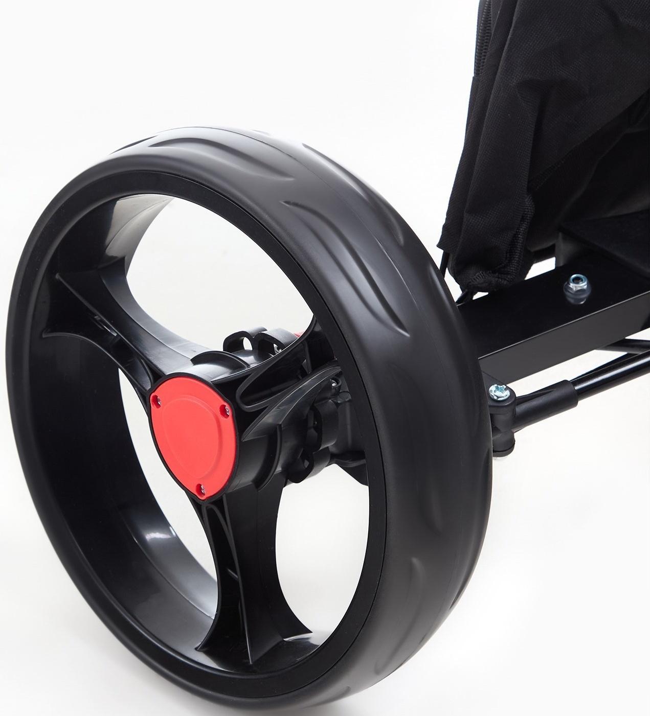 Тележка для перевозки сумок для гольфа PGM, складная, алюминий, черная