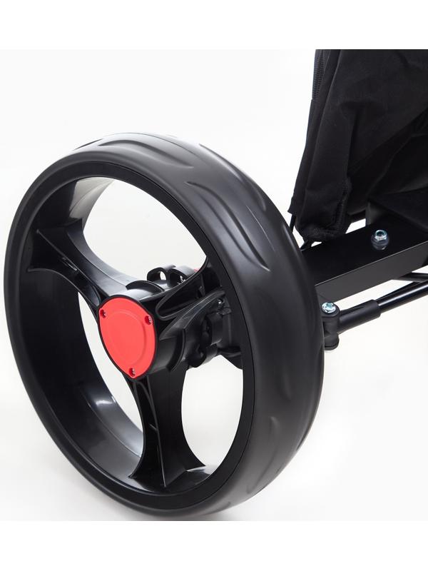 Тележка для перевозки сумок для гольфа PGM, складная, алюминий, черная