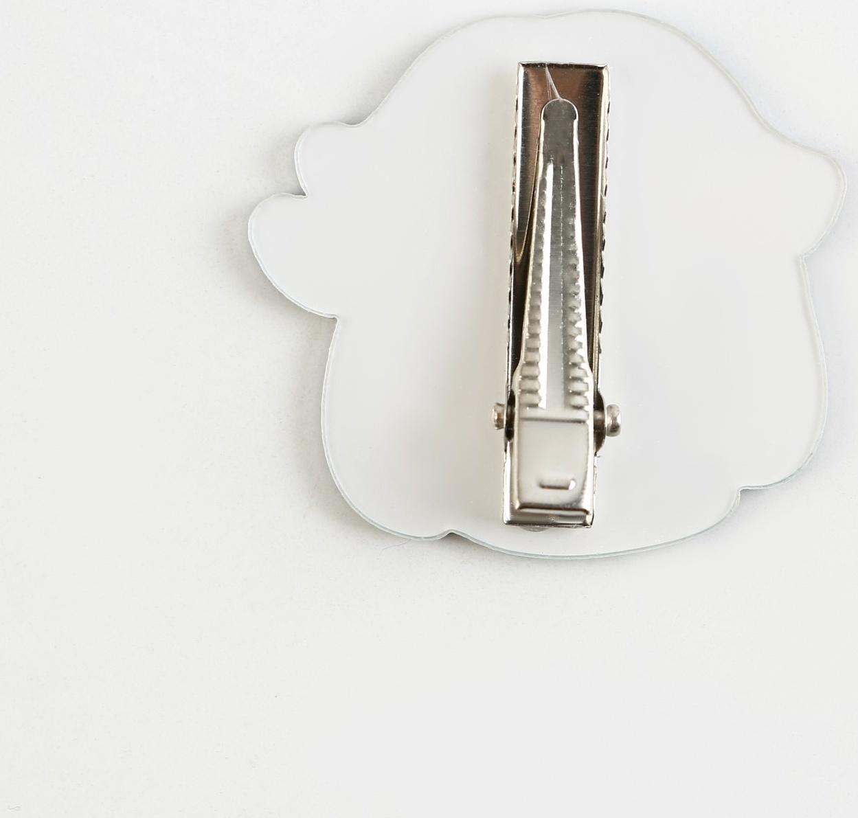 Заколка для волос «Милашка»,аниме, 3,7 х 3,3 х 1 см