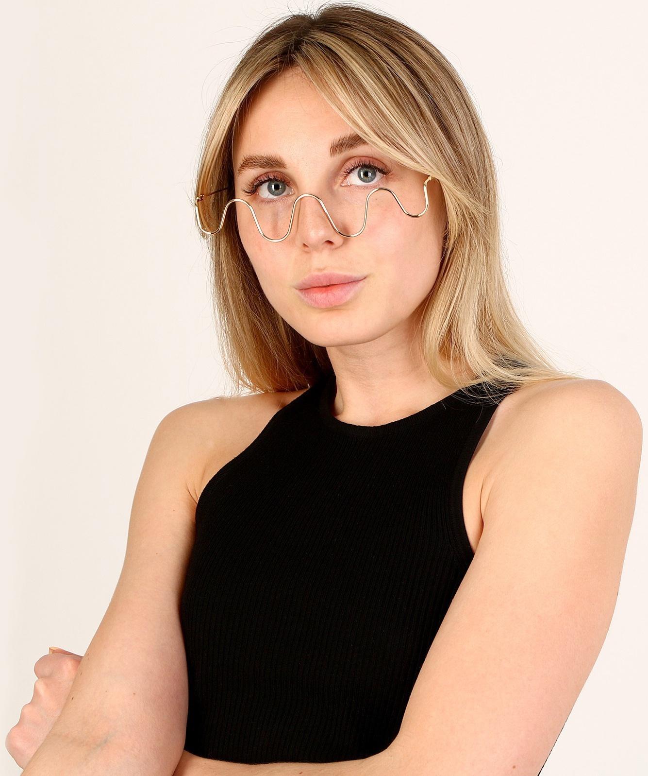 Карнавальный аксессуар «Очки. Волна»