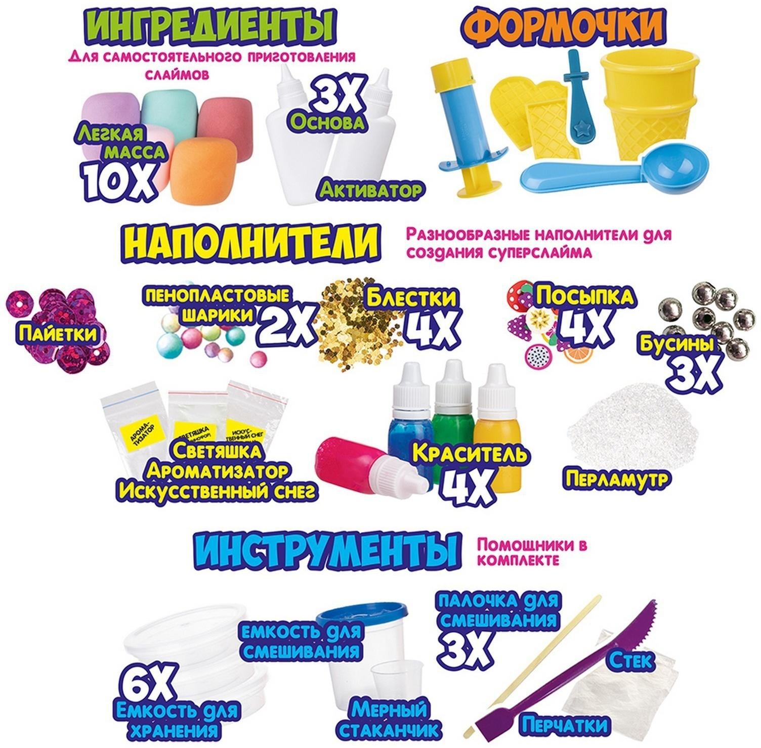 Набор «Создай слайм» для девочек