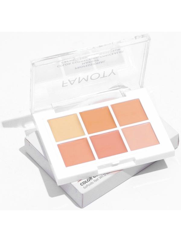 Палетка консилеров Revolution, 6 оттенков