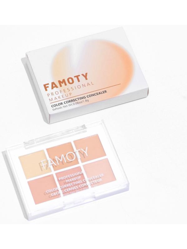 Палетка консилеров Revolution, 6 оттенков