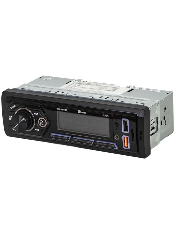 Автомагнитола MP3/WMA HED-55UBR, 50 Вт, USB, Bluetooth, AUX