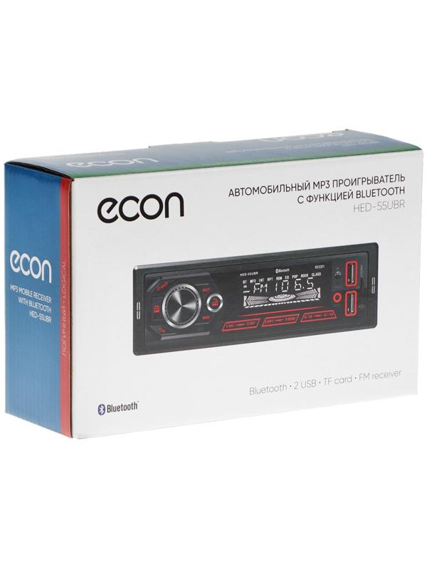 Автомагнитола MP3/WMA HED-55UBR, 50 Вт, USB, Bluetooth, AUX