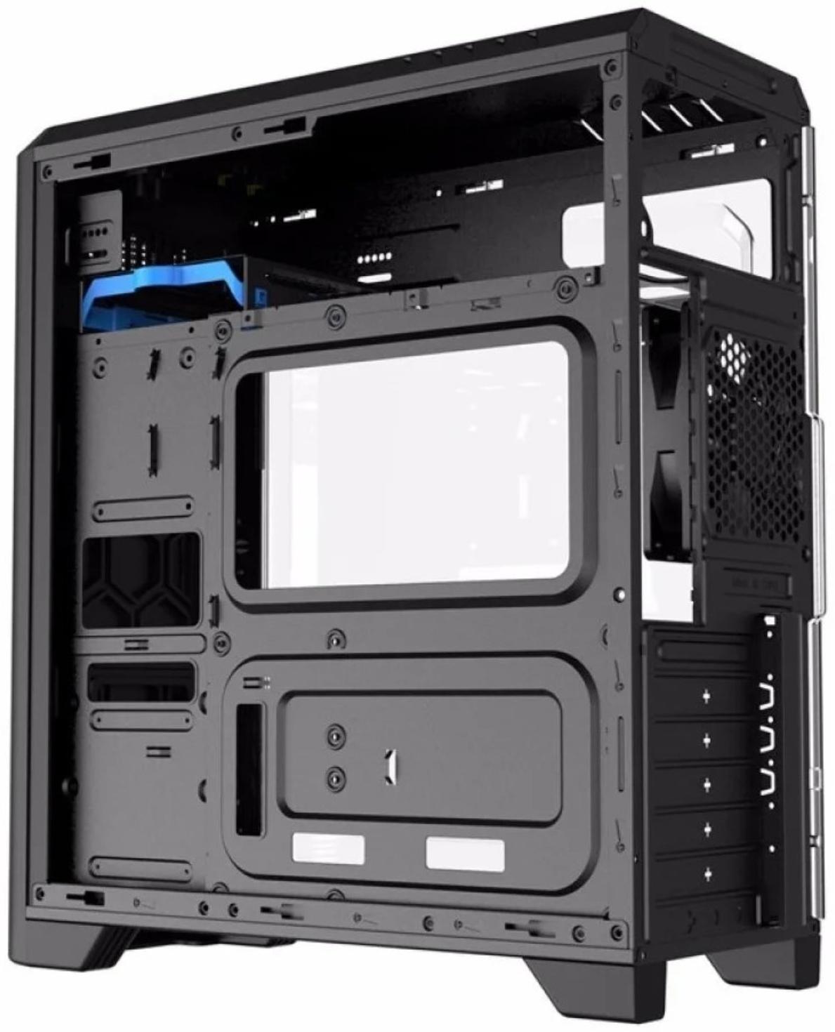 Корпус Gamemax G562 Matrix, без БП, ATX, USB3.0 + 2хUSB 2.0, подсветка, чёрный