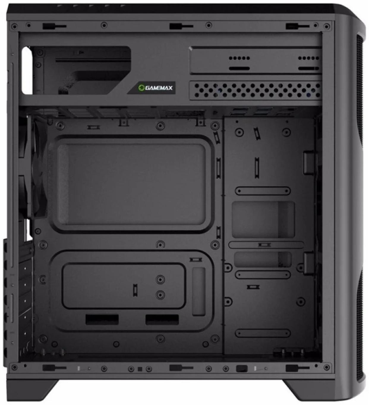 Корпус Gamemax G562 Matrix, без БП, ATX, USB3.0 + 2хUSB 2.0, подсветка, чёрный