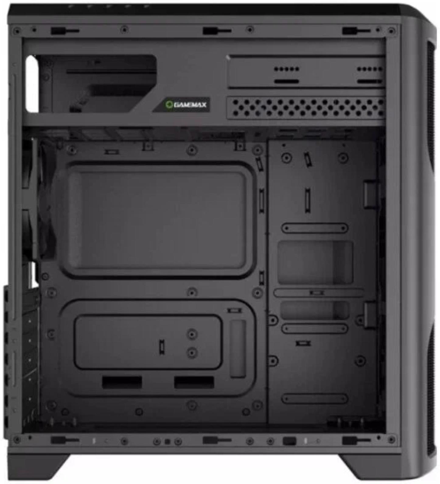 Корпус Gamemax G562 Matrix, без БП, ATX, USB3.0 + 2хUSB 2.0, подсветка, чёрный