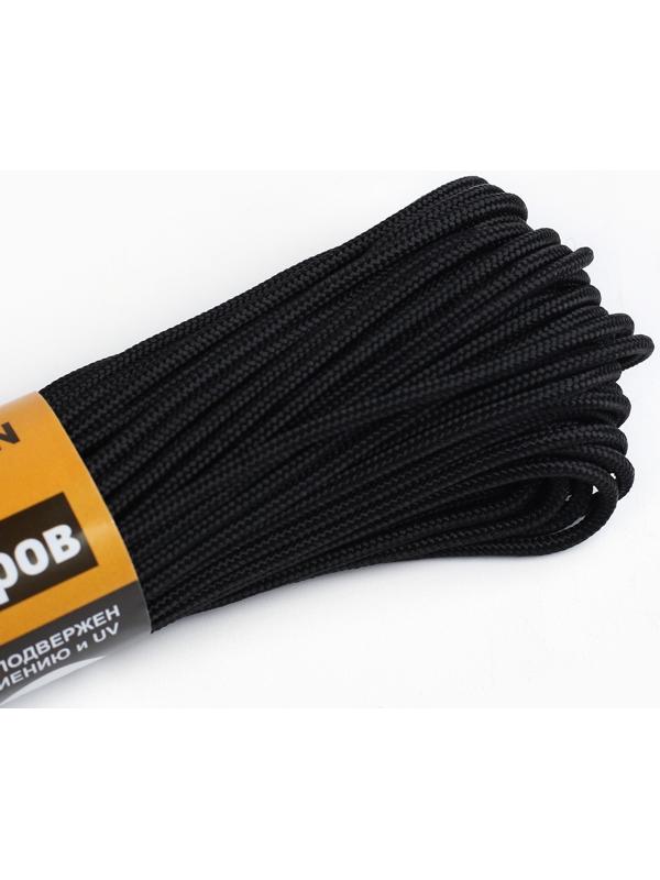 Паракорд 275, нейлон, черный, d - 2,2 мм, 30 м