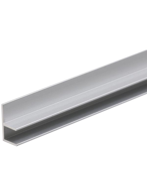 Угловая планка для стеновой панели(F-образная) 4 мм, 0,6 м