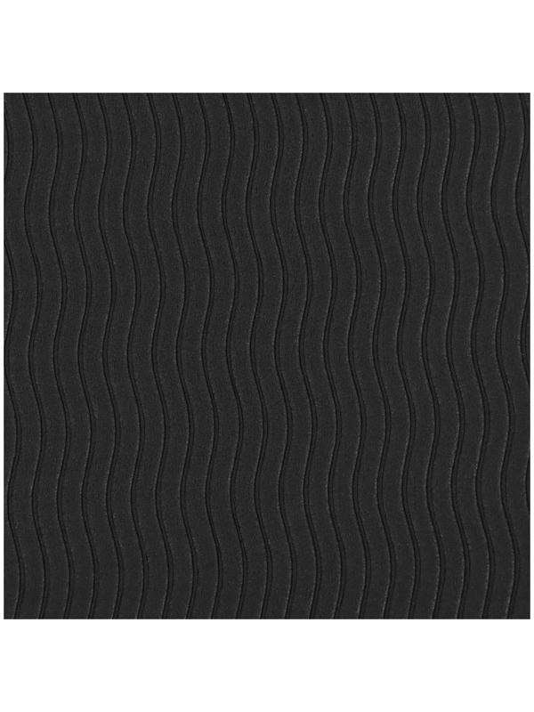 Коврик для фитнеса и йоги ONLYTOP, 183х61х0,6 см, цвет серый/чёрный