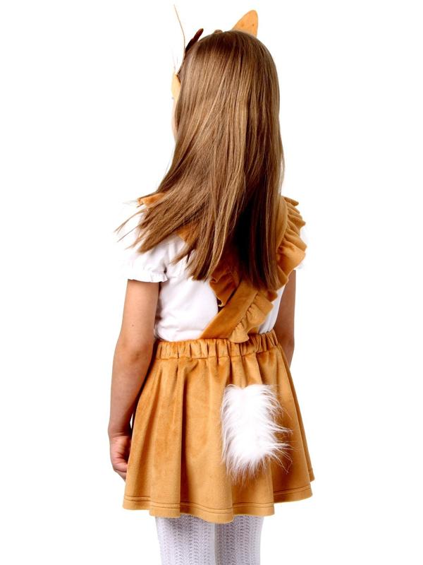 Карнавальный костюм «Оленёнок», плюш, р. 28, рост 98-104 см