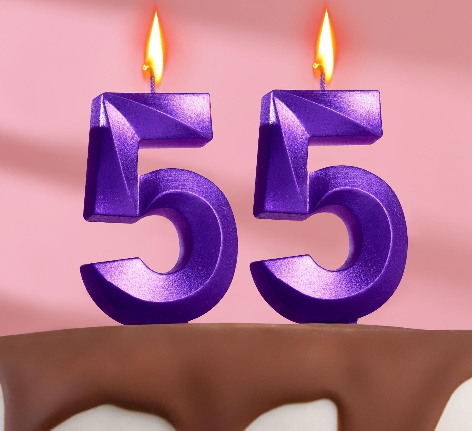 Свеча в торт юбилейная 