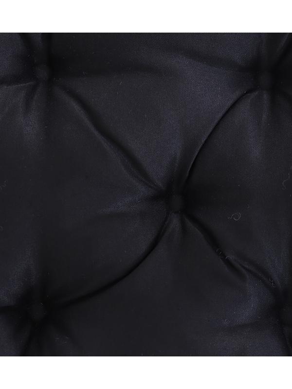 Набор подушек для стула непромокаемых, 40х40см 2 шт, цвет чёрный, файберфлекс, грета 20%, пэ