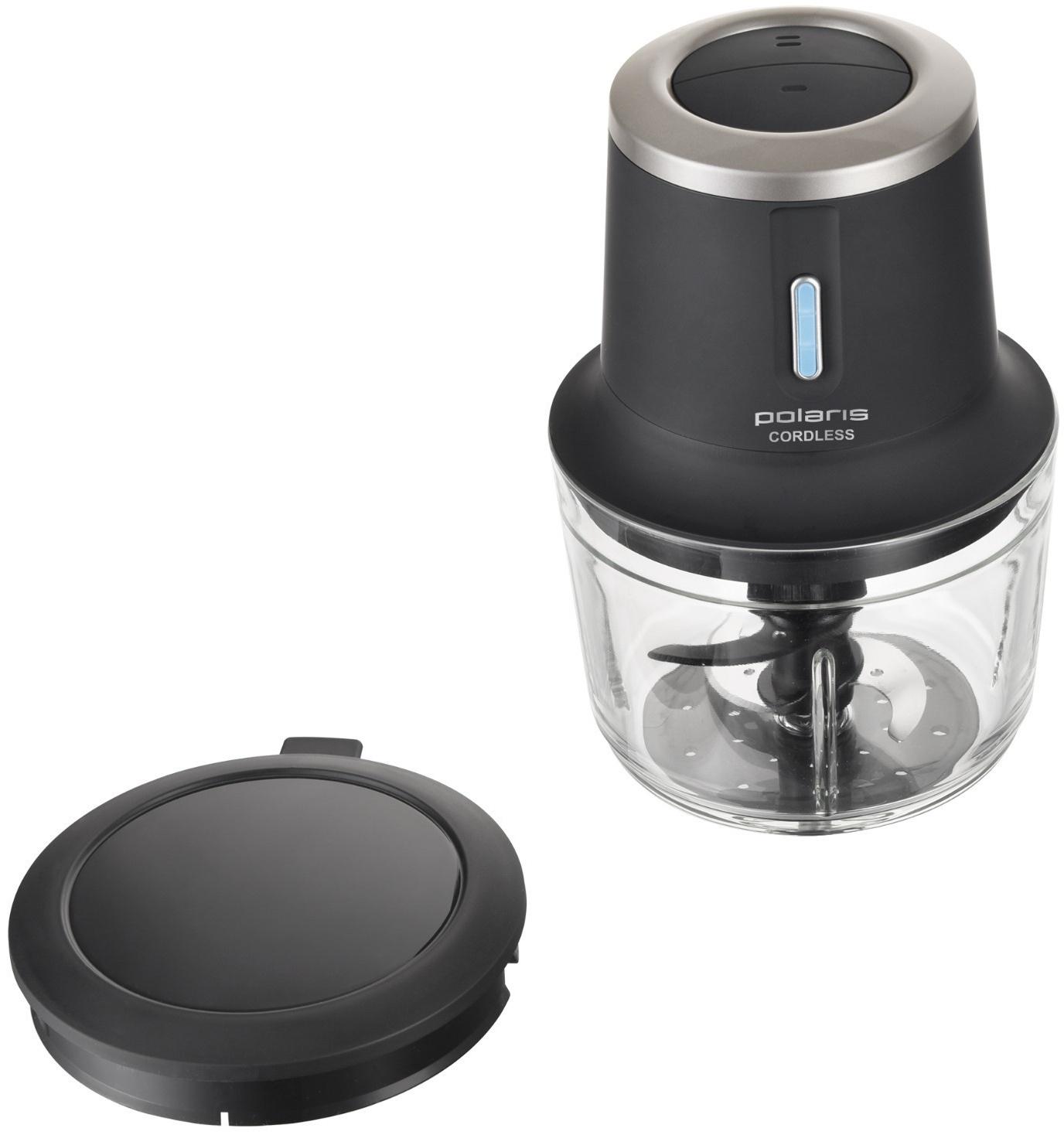 Измельчитель Polaris PFC 0408, пластик, 400 Вт, 0.5 л, чёрный