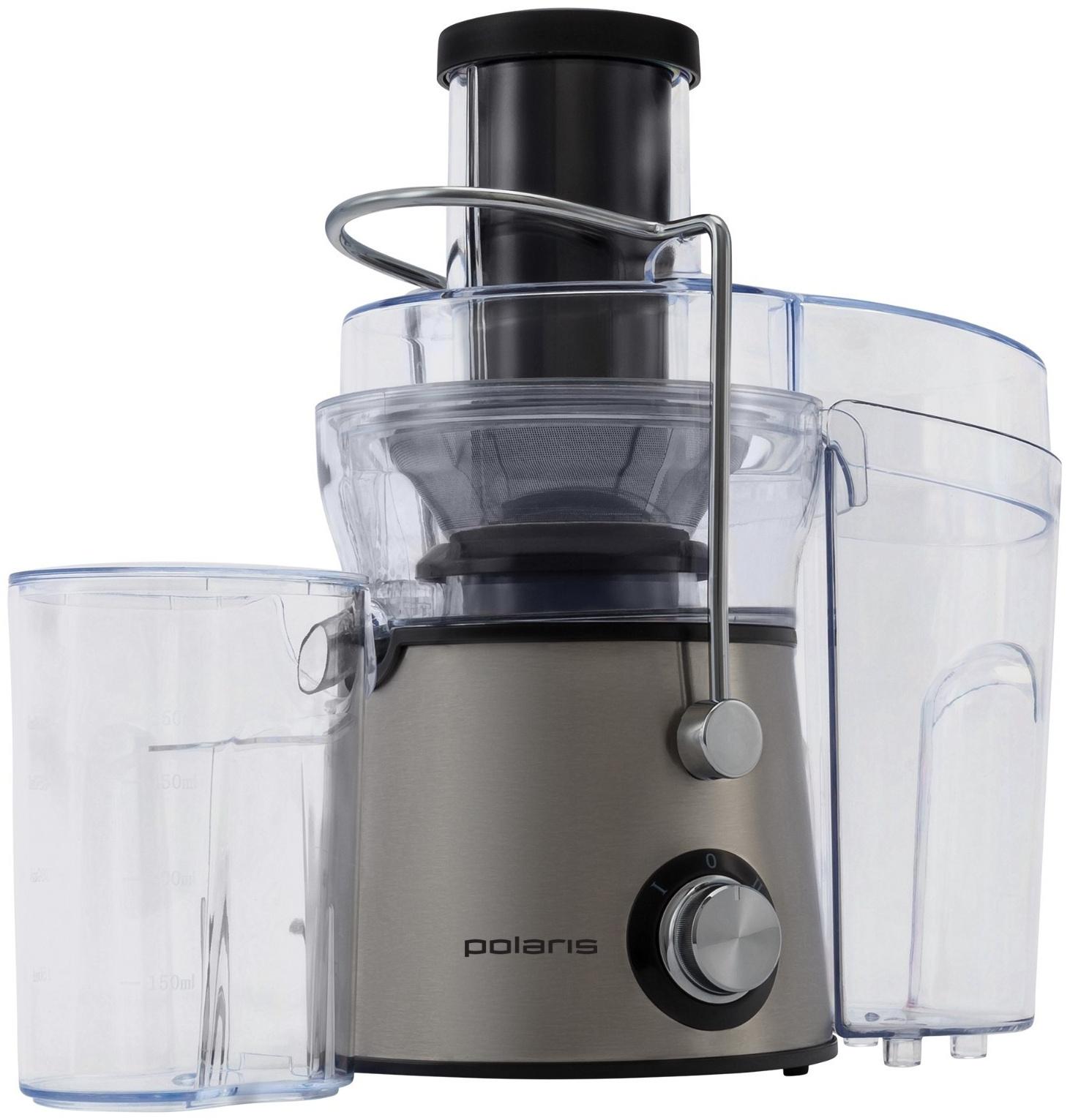 Соковыжималка Polaris PEA 1142A, центробежная, 1100 Вт, 0.5/1.4 л, 21000 об/мин, серебристая