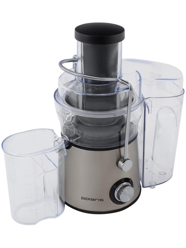 Соковыжималка Polaris PEA 1142A, центробежная, 1100 Вт, 0.5/1.4 л, 21000 об/мин, серебристая