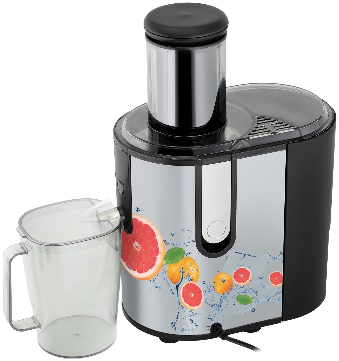 Соковыжималка Polaris PEA 1241A, центробежная, 1200 Вт, 1.1/2.7 л, 21000 об/мин, серебристая