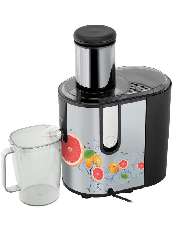 Соковыжималка Polaris PEA 1241A, центробежная, 1200 Вт, 1.1/2.7 л, 21000 об/мин, серебристая