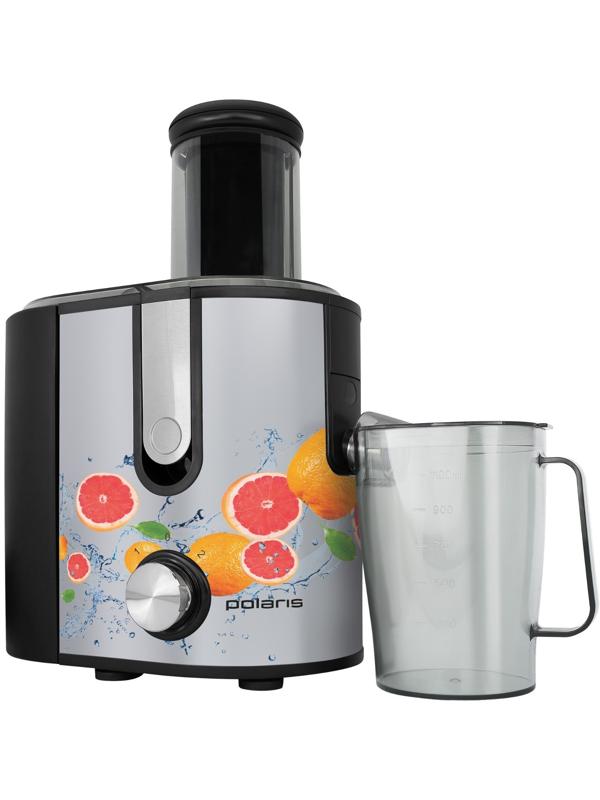 Соковыжималка Polaris PEA 1241A, центробежная, 1200 Вт, 1.1/2.7 л, 21000 об/мин, серебристая