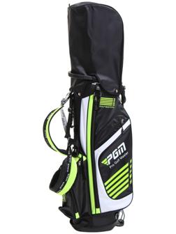 Сумка для гольфа PGM GOLF MASTERS, 14 отверстий 21х26 см, с подставкой, зелёная