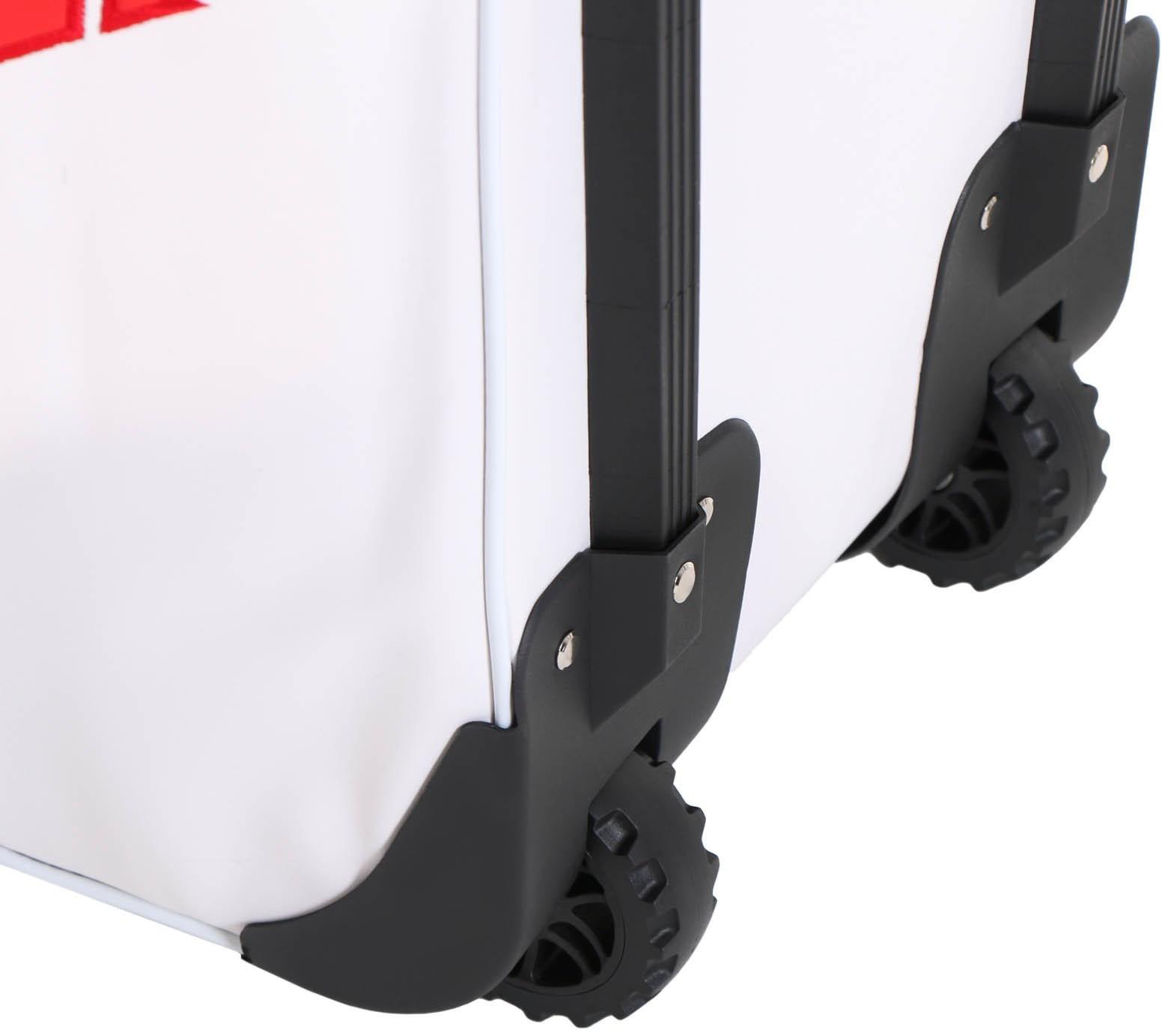 Сумка для гольфа, на колесиках, 131 х 36 х 42 см, розовая