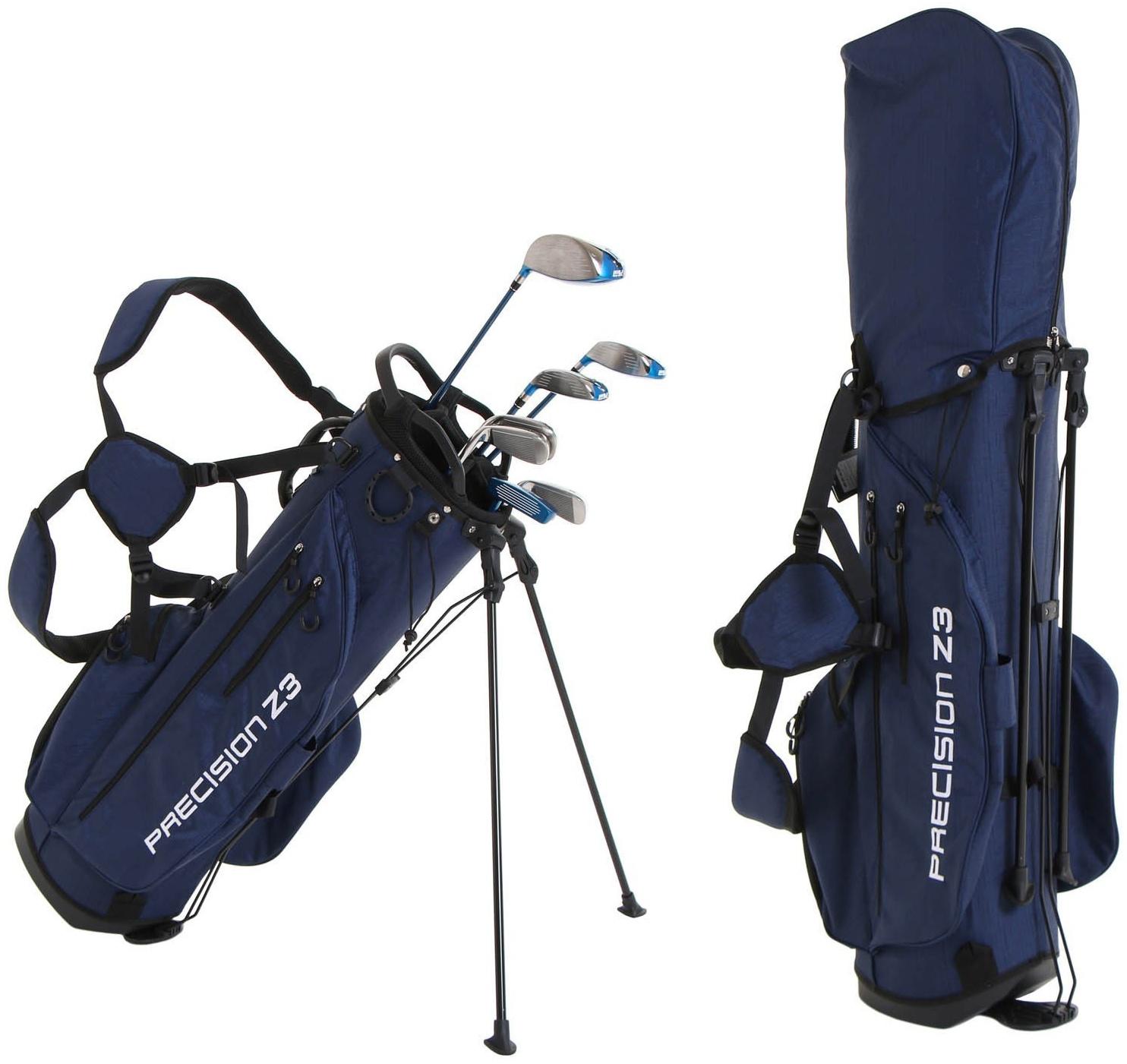 Сумка для гольфа PGM, для клюшек, отверстие 18х21 см, 125х30х33 см, темно-синяя