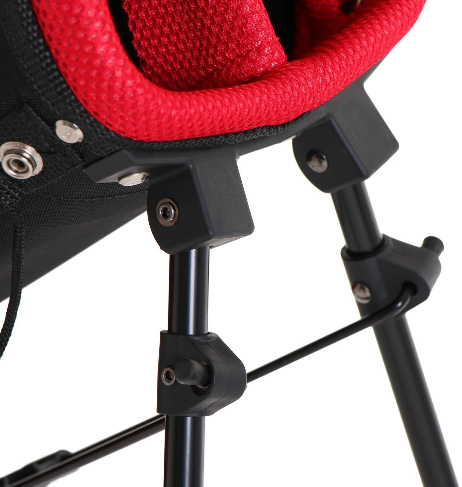 Сумка для гольфа PGM, для клюшек, детская , черно-красная