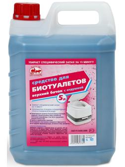 Жидкость для биотуалета верхнего бака «Артель Золотарь», концентрат, 5 л