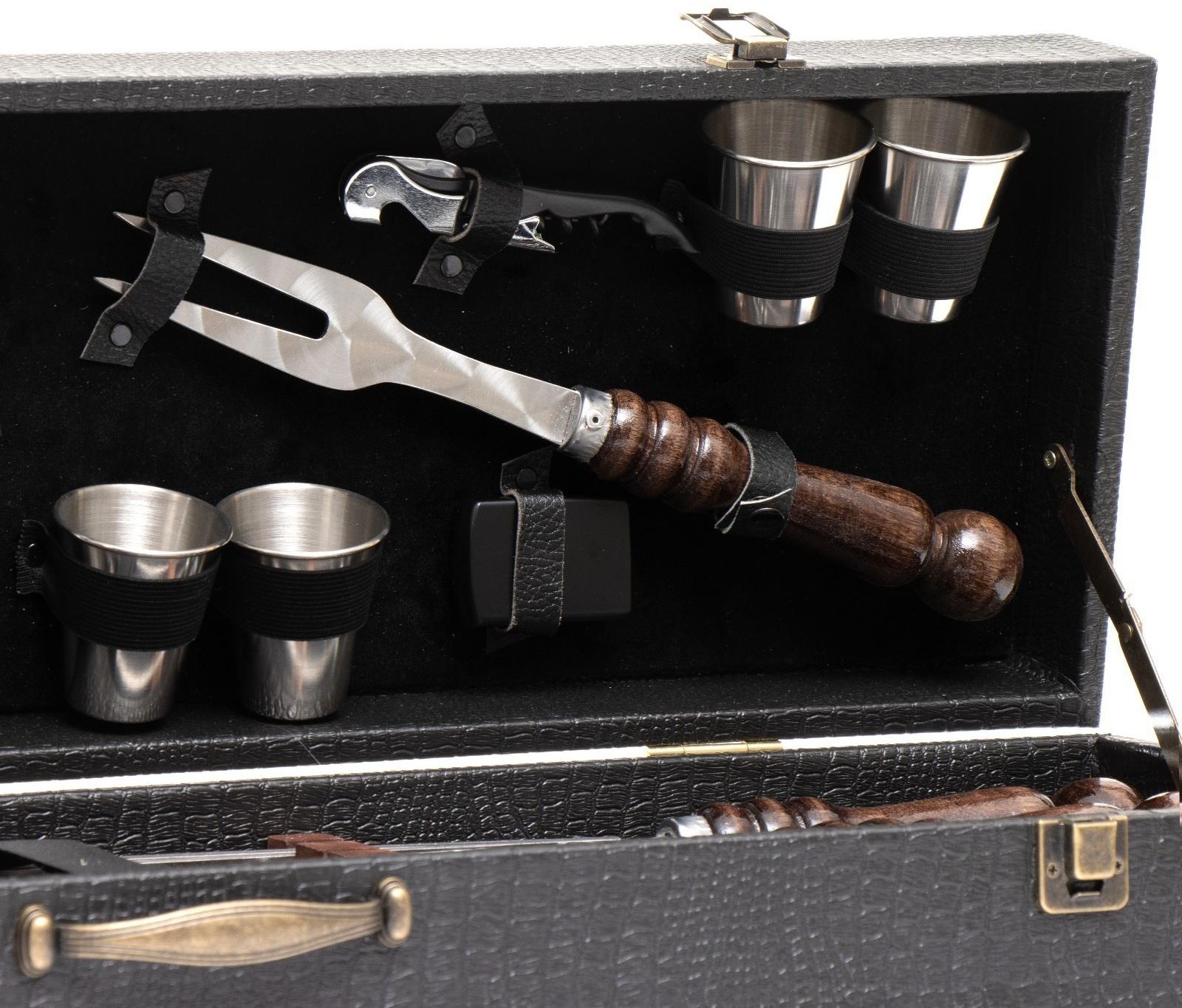 Набор с шампурами подарочный 