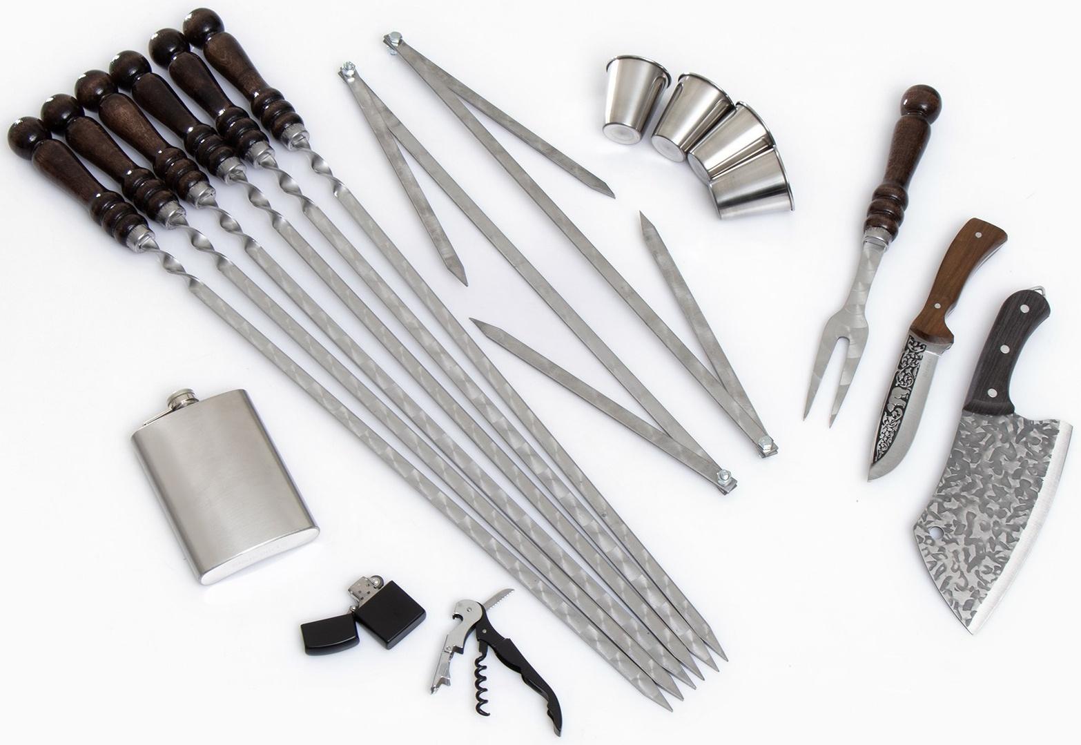 Набор с шампурами подарочный 