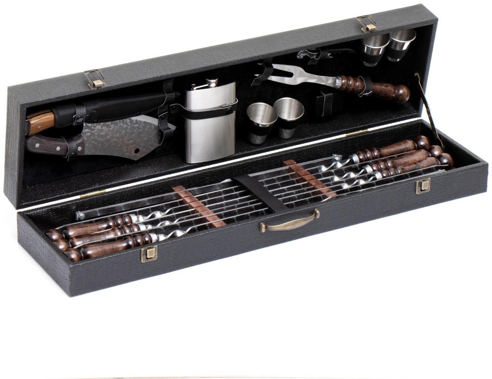 Набор с шампурами подарочный 