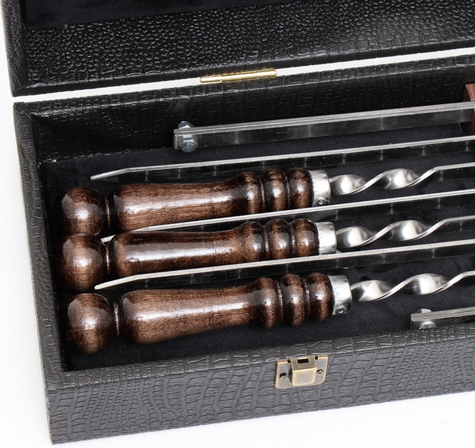 Набор с шампурами подарочный 